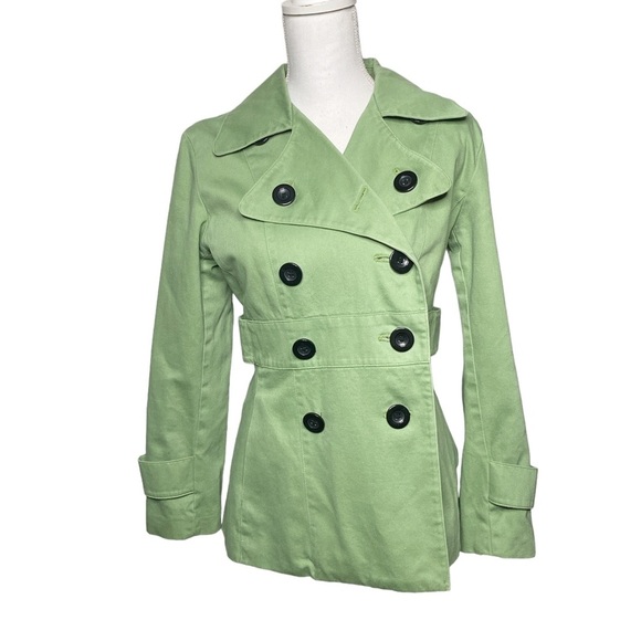 Mossimo Light Weight Green Utility pea Jacket Sz S - Picture 1 of 9